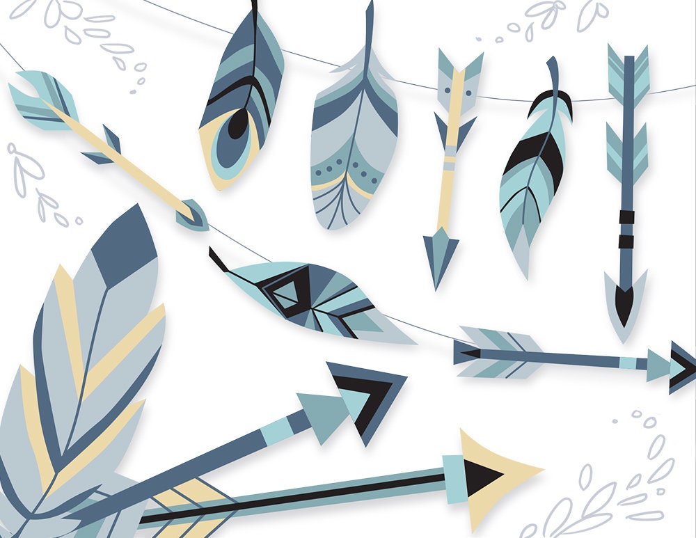 blue-arrows-and-feathers-printable-svg-craft-files-little-dear-shop