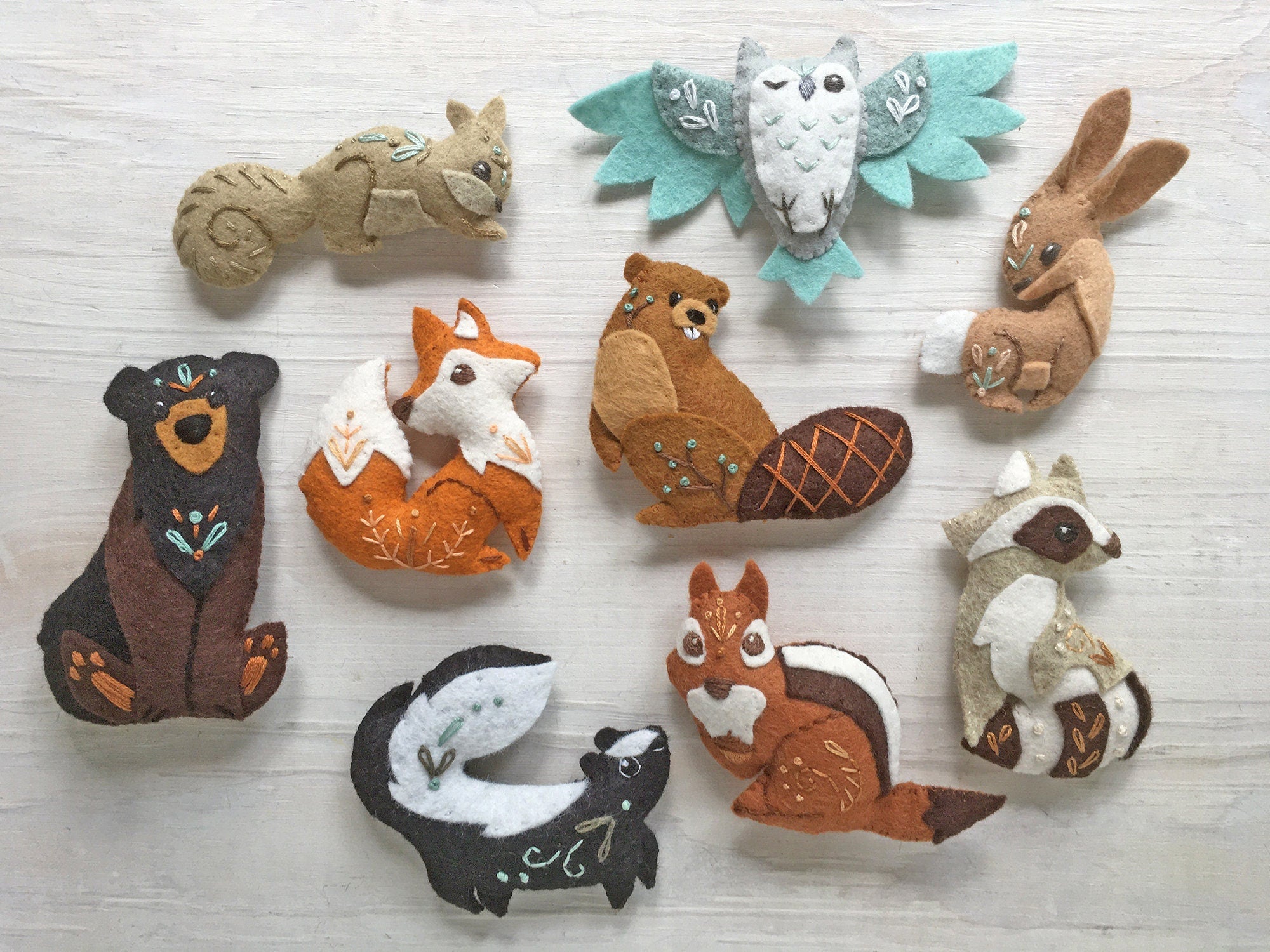 9-felt-woodland-animals-sewing-patterns-little-dear-shop