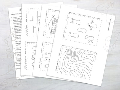PDF Download Stitch Journal *2* DIY Hand Embroidery Activity Book