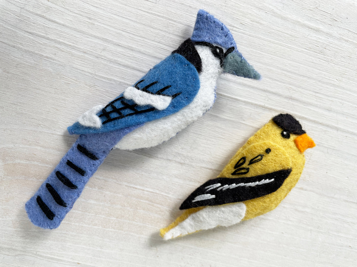 Colorful Birds felt animals Sewing Pattern