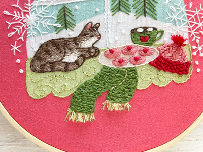 Cozy Winter PDF Hand Embroidery pattern download