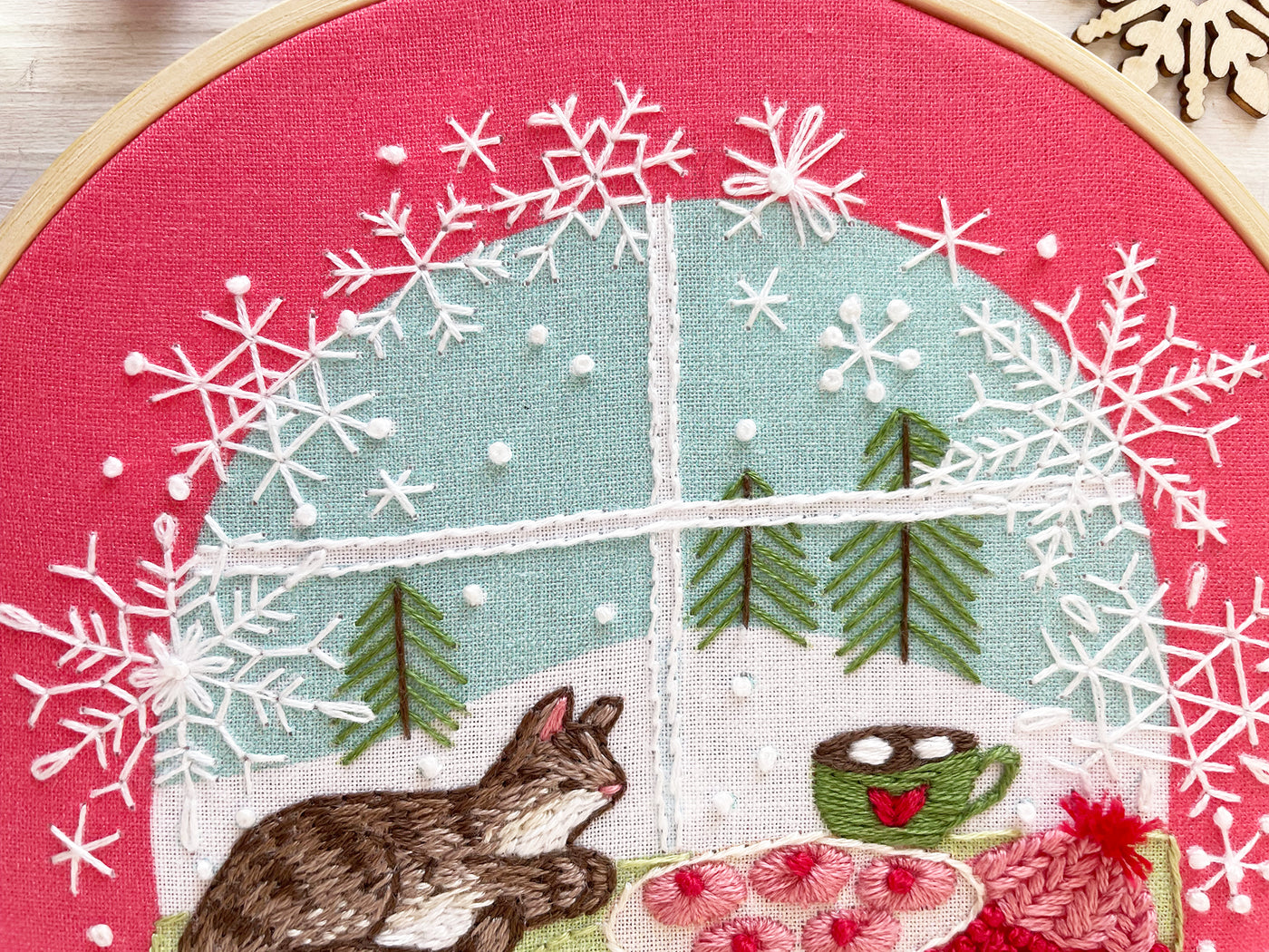 Cozy Winter PDF Hand Embroidery pattern download