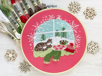 Cozy Winter PDF Hand Embroidery pattern download