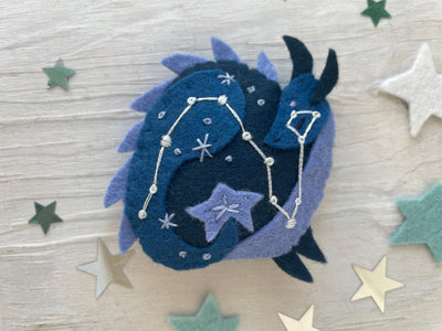 Celestial Dragons Fantasy Felt Animals Plush Sewing Pattern