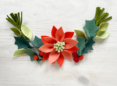 Winter Greenery Pattern for Christmas wreath, garland, ornaments and more