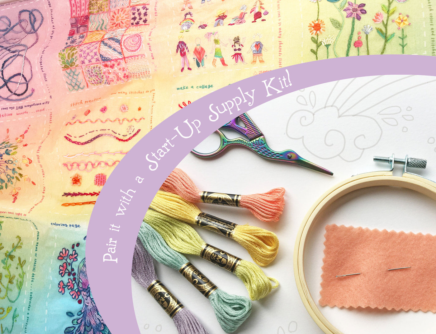 The Stitch Journal *2* hand embroidery activity book