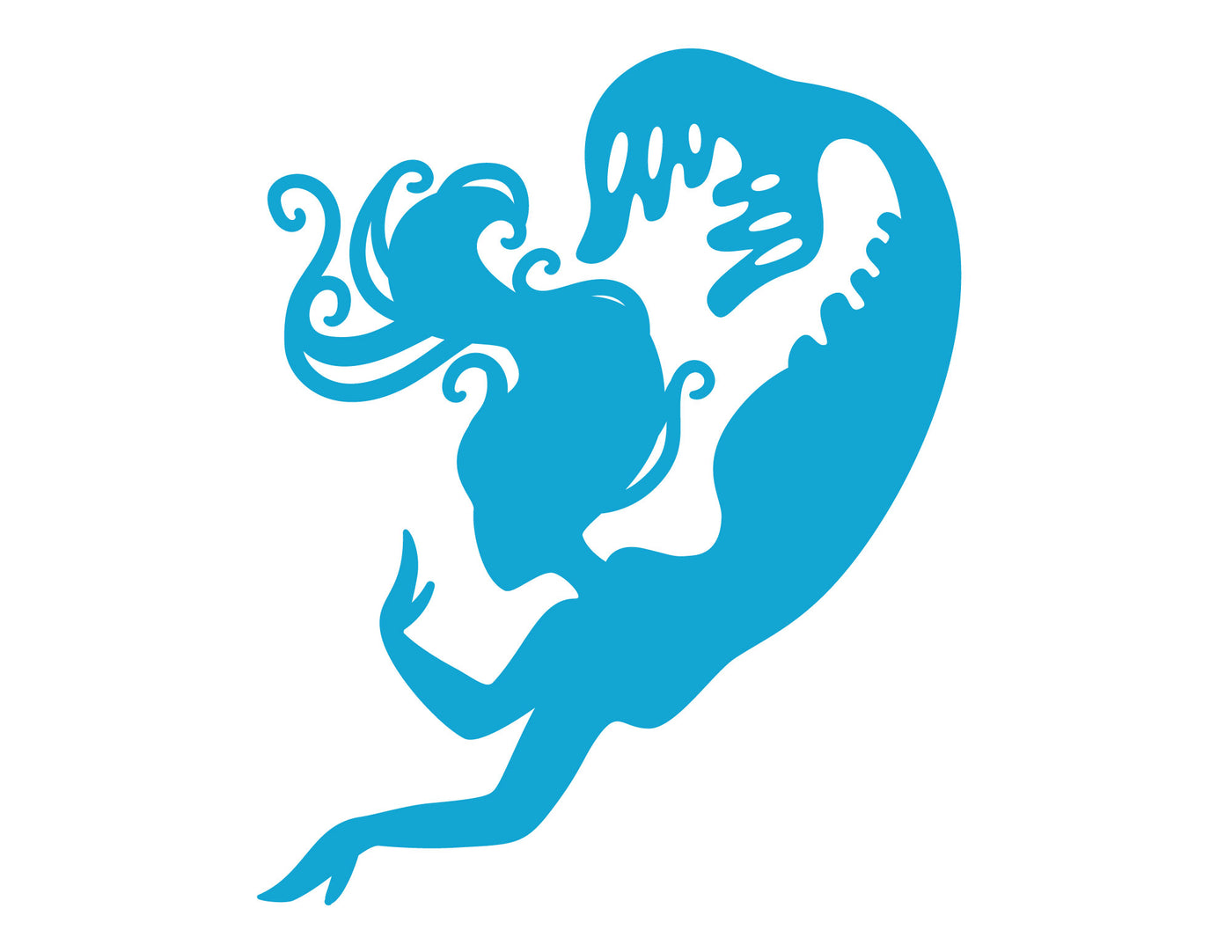 SVG Mermaid 3 cut file for Cricut, Silhouette, PNG, JPG