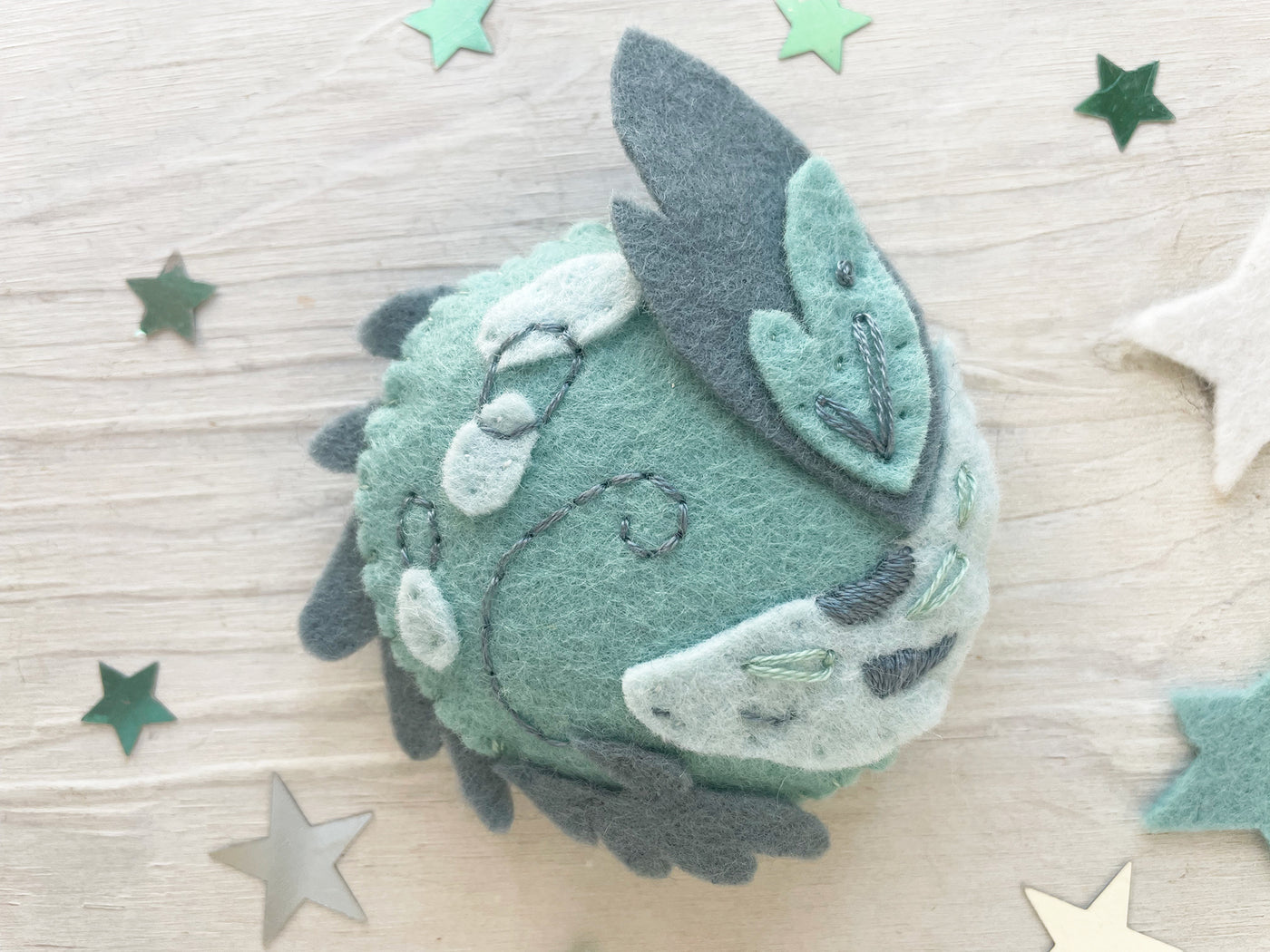 Celestial Dragons Fantasy Felt Animals Plush Sewing Pattern