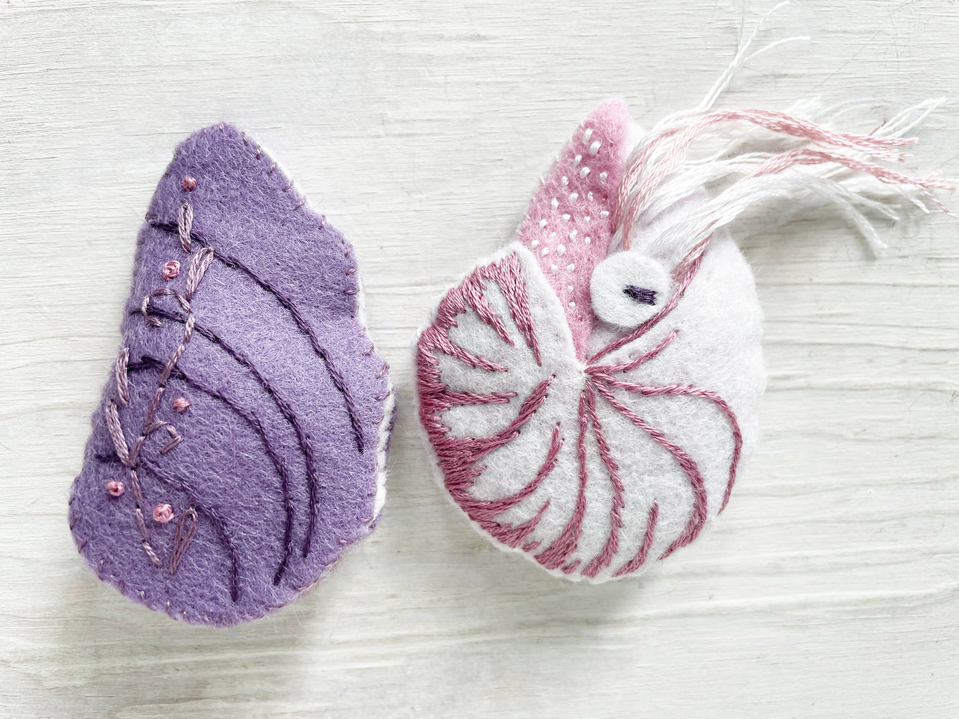 Mollusks and Crustaceans Sea Creatures, Felt Animals Plush Sewing Pattern