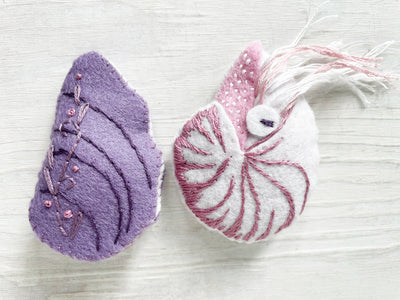 Mollusks and Crustaceans Sea Creatures, Felt Animals Plush Sewing Pattern