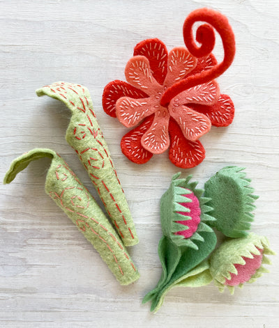 Felt Carnivorous Plants Sewing Pattern