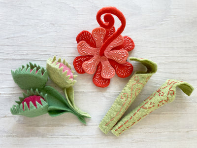 Felt Carnivorous Plants Sewing Pattern