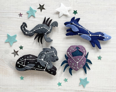 12 Constellation Zodiac Animals Sewing Patterns