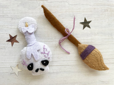 Witchy Essentials Halloween Felt Sewing pattern