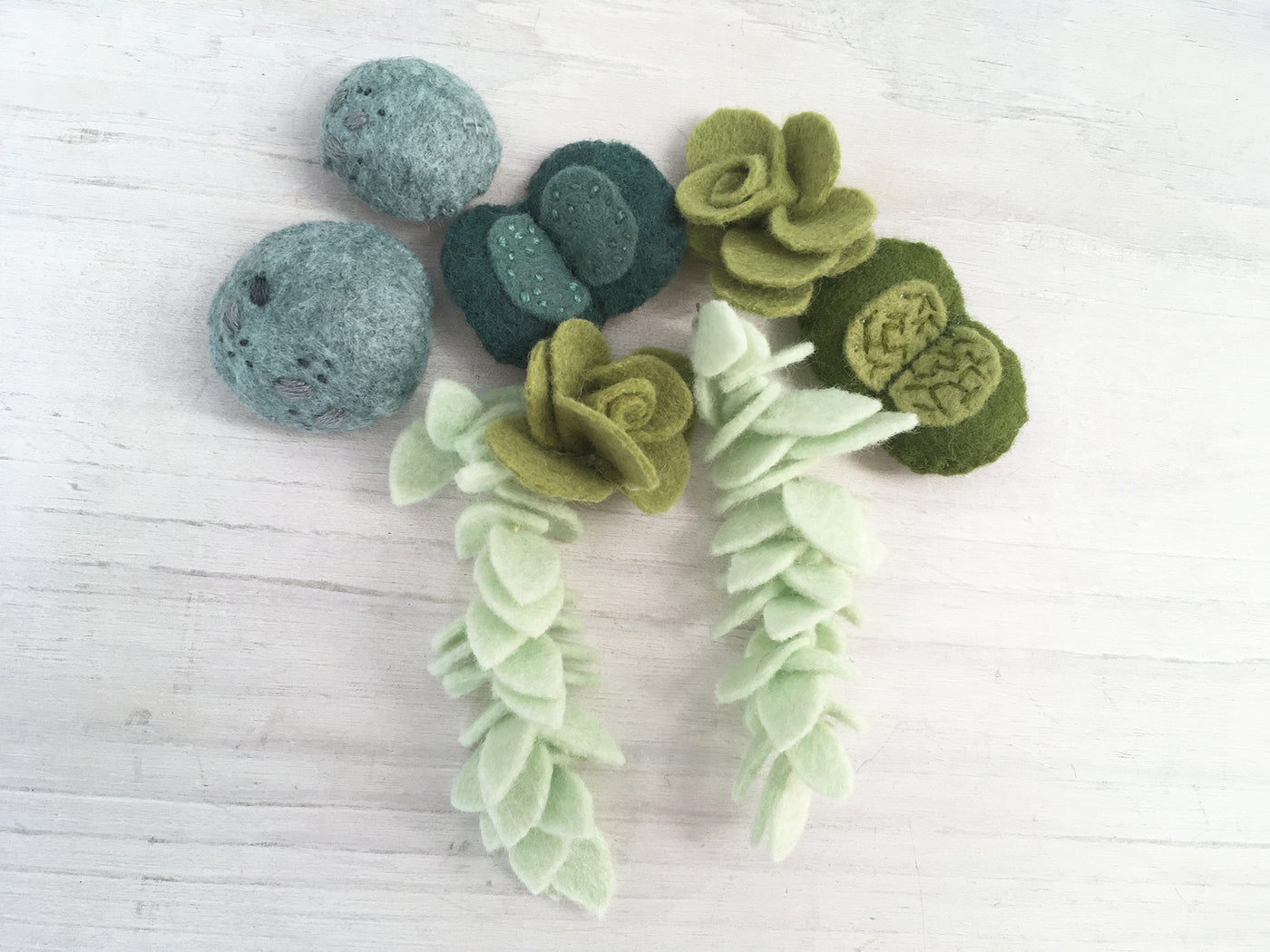 Felt Cactus Succulents Plants Sewing Pattern