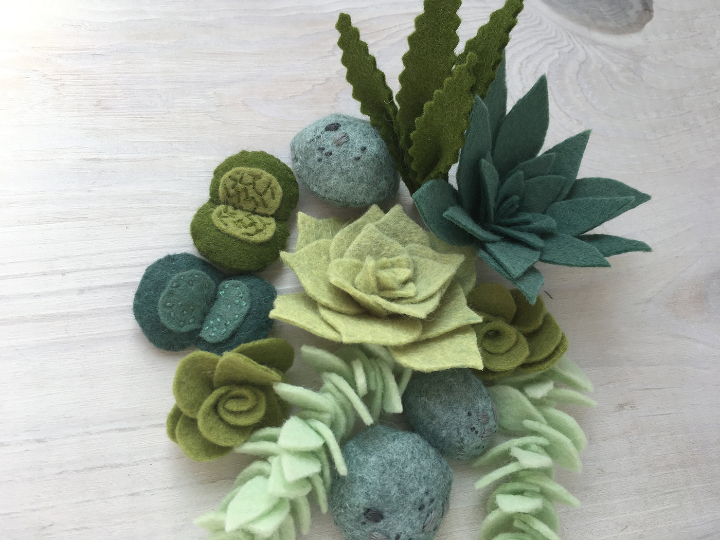 Felt Cactus Succulents Plants Sewing Pattern