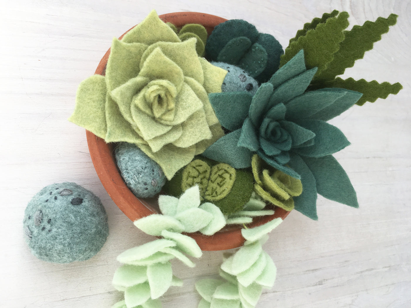 Felt Cactus Succulents Plants Sewing Pattern