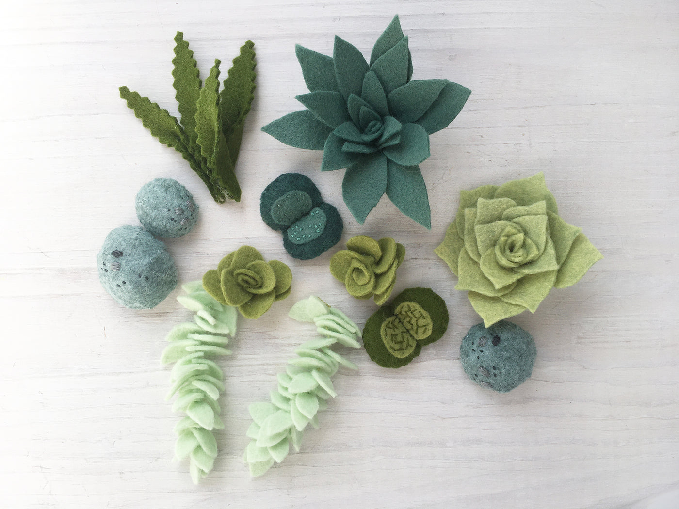 Felt Cactus Succulents Plants Sewing Pattern