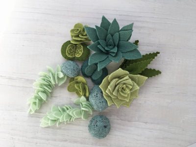 Felt Cactus Succulents Plants Sewing Pattern