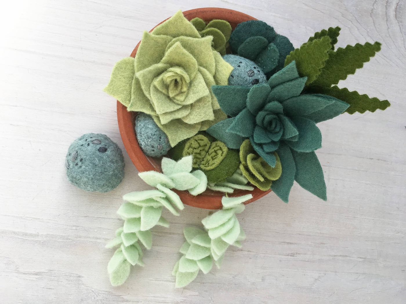 Felt Cactus Succulents Plants Sewing Pattern