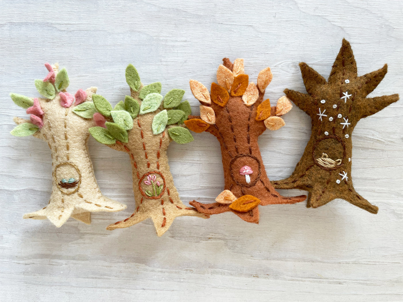 Little Seasons Trees sewing pattern – Little Dear Shop