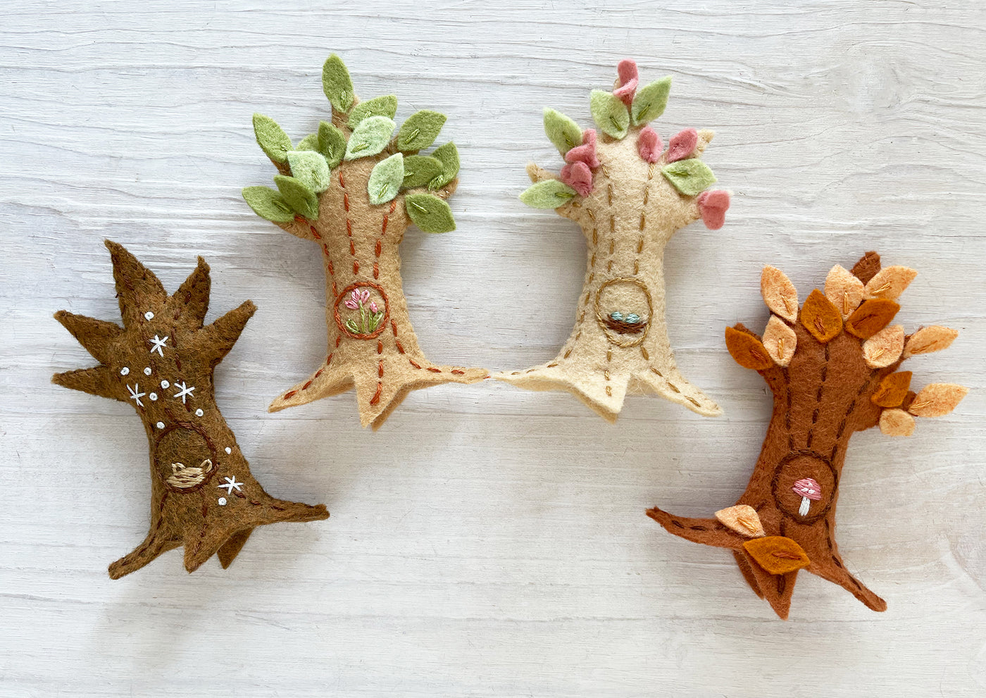 Little Seasons Trees sewing pattern – Little Dear Shop