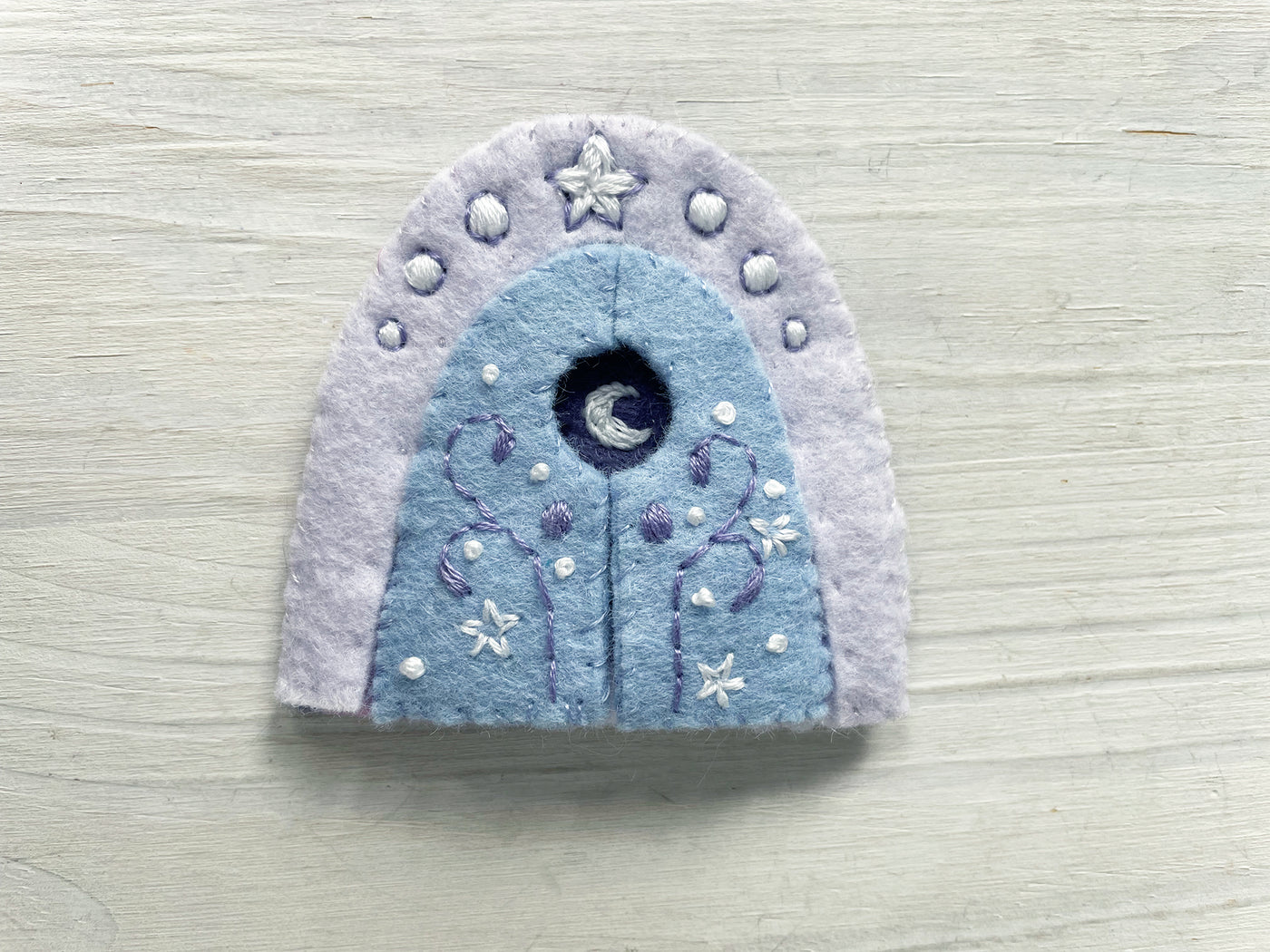 Secret Doors felt ornament Sewing Pattern, fairy door