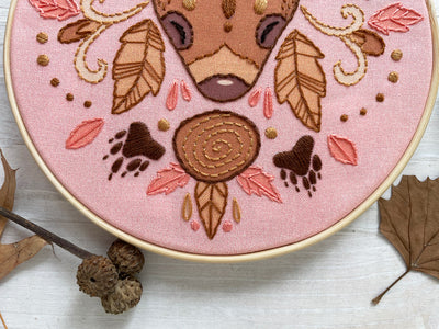 Spirit Bear Hand Embroidery pattern