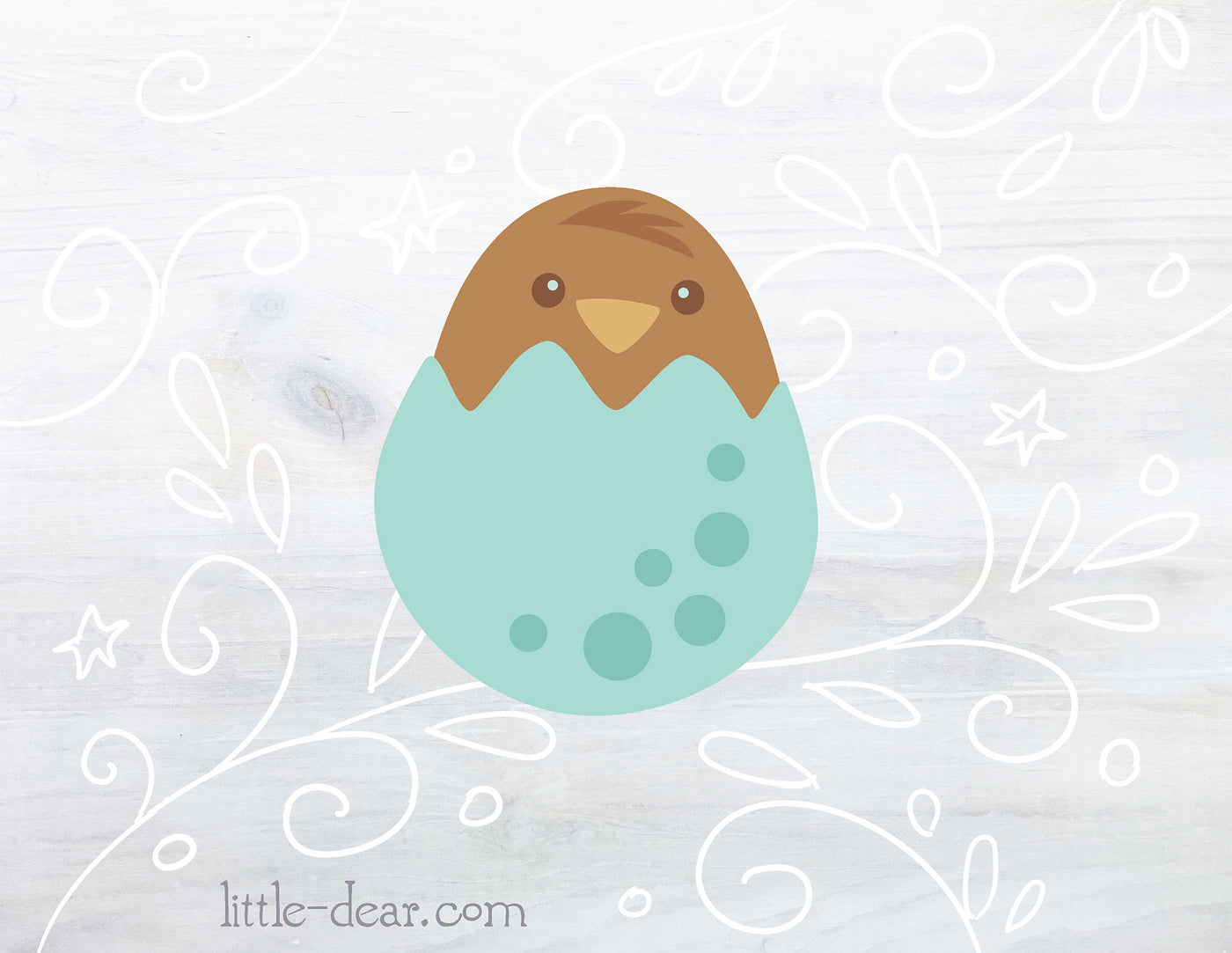 SVG Baby Bird in Egg cut file for Cricut, Silhouette, PNG, JPG