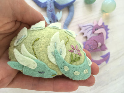 Baby Dragons Felt Animal Sewing pattern