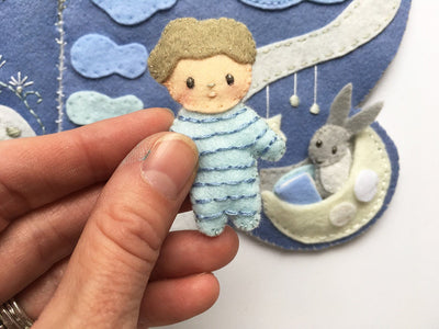 Little Milo's Dreamland Quiet Book Sewing Pattern