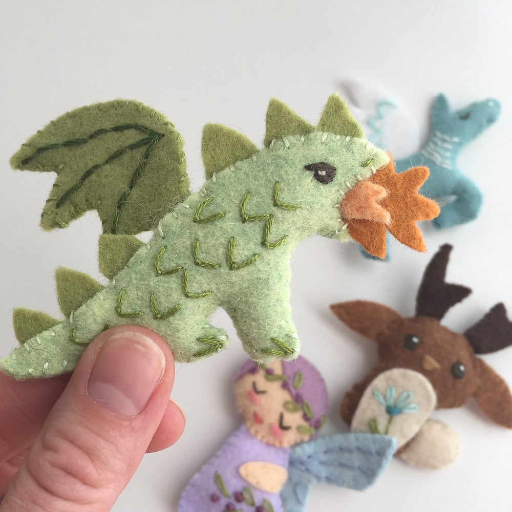 Mythical Creature Pattern 12 Mythical Creatures Felt Sewing Patterns – Little Dear Shop