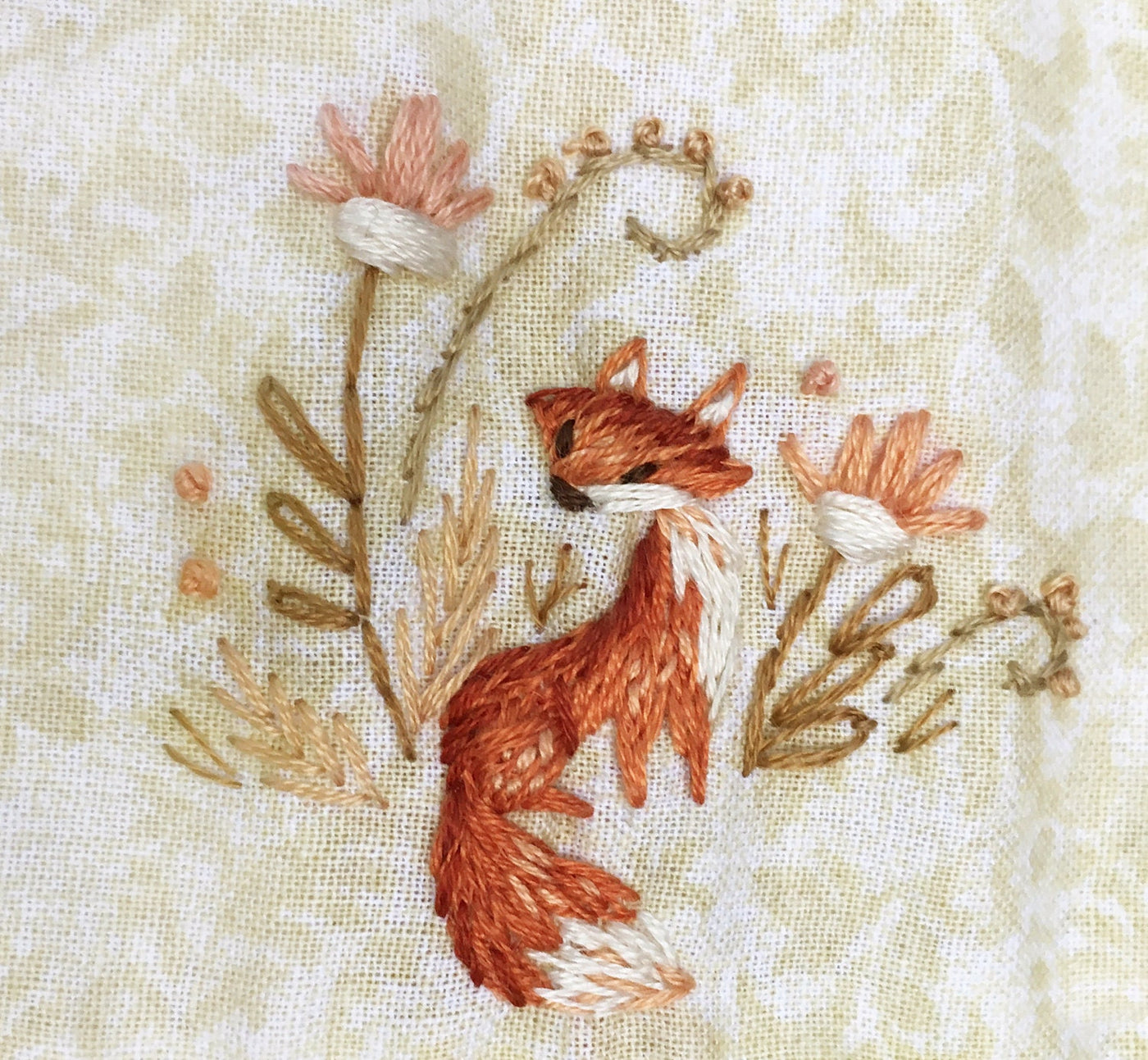 Four Mini Nature Motifs Hand Embroidery Pattern PDF