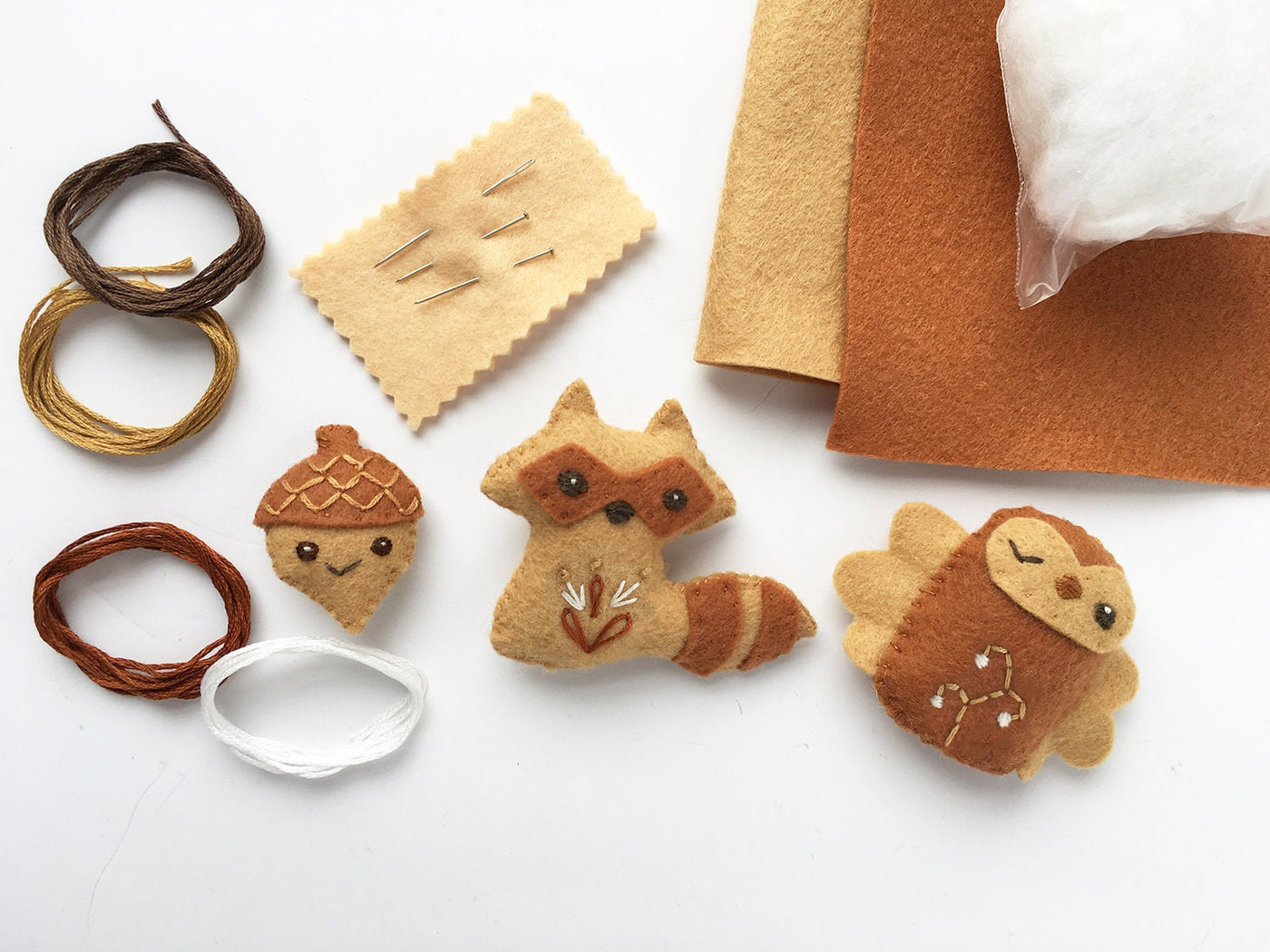 Sew Your Own Woodland Creatures with this Mini Felt Animals Sewing Kit