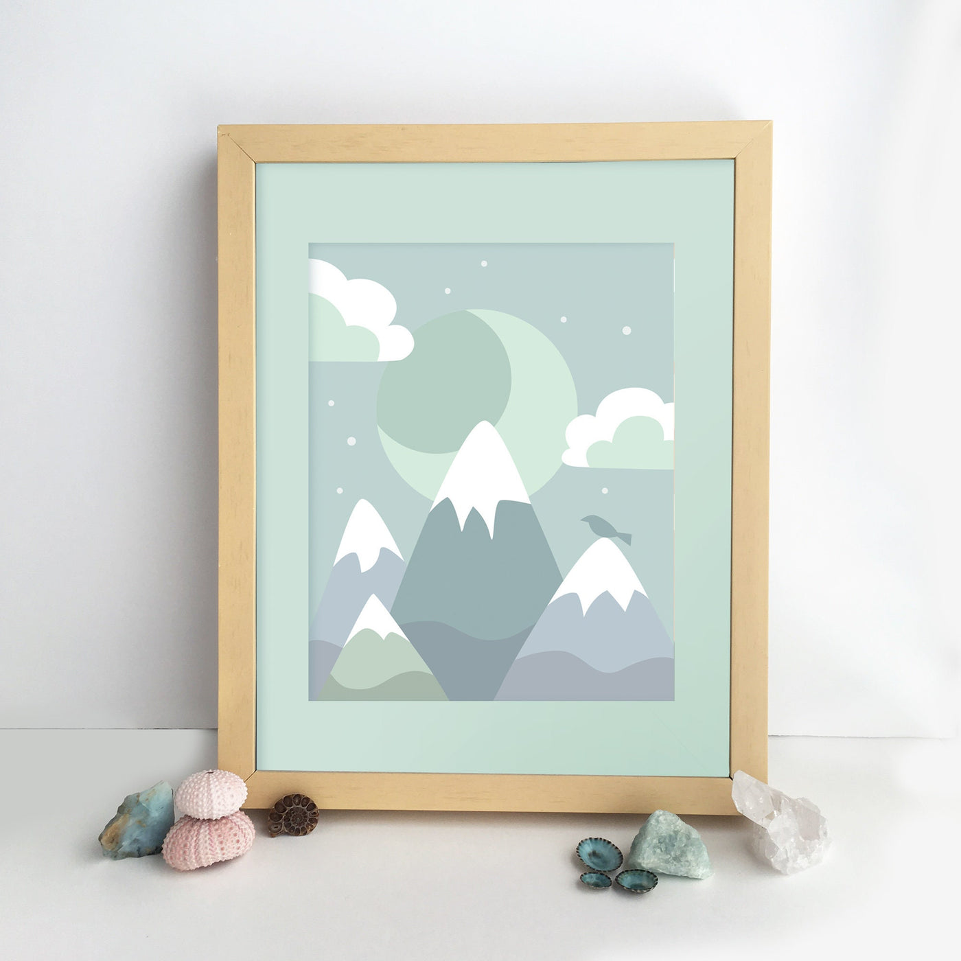 Mountain Moon adventure printable wall art