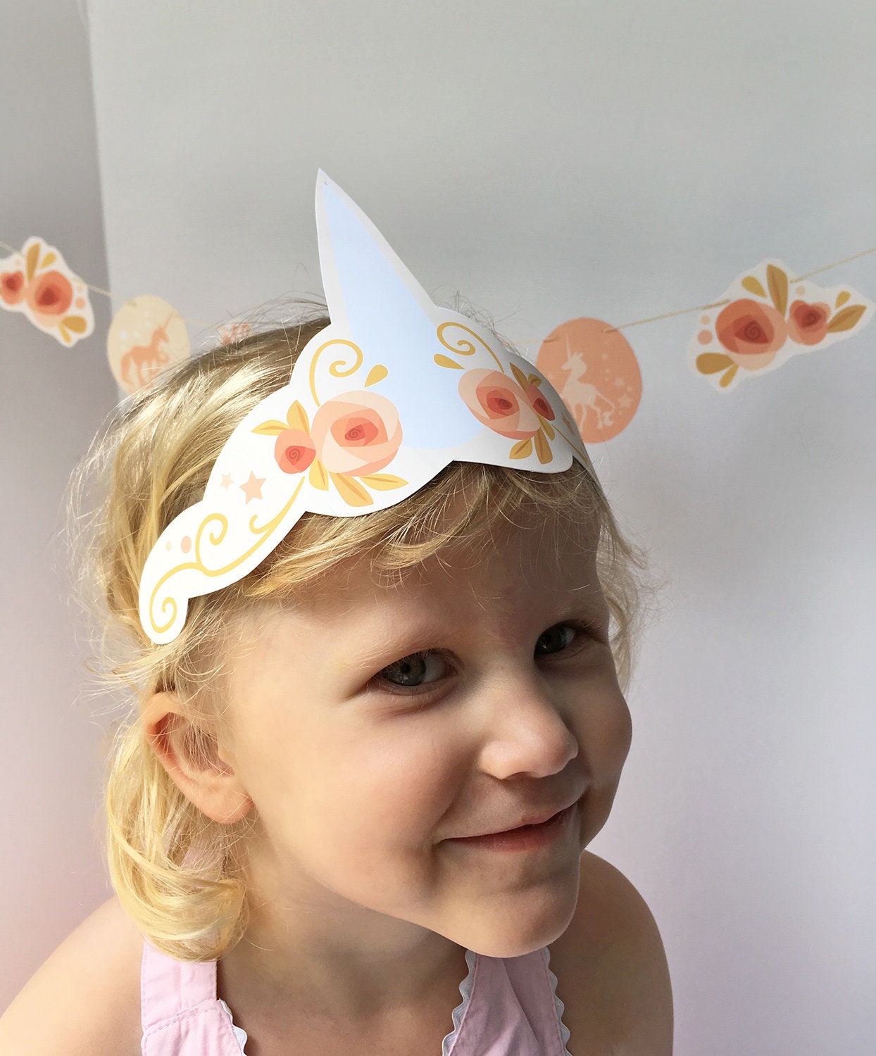 Printable Unicorn Horn Headband party costume