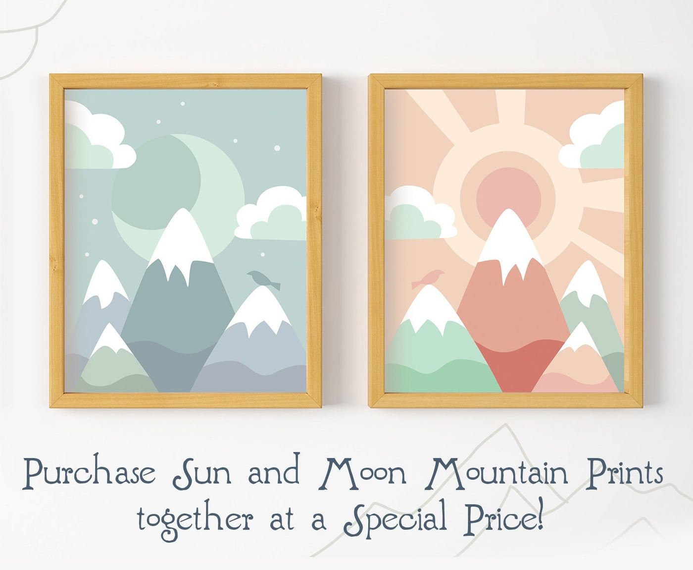 Mountain Sun adventure printable wall art