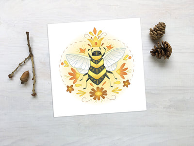 Queen Bee printable wall art, Honey Bee Bumble Bee
