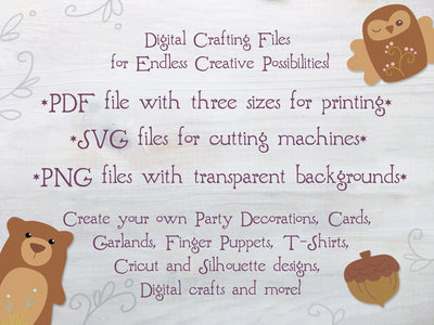 Candy Land DIY Printable SVG craft files