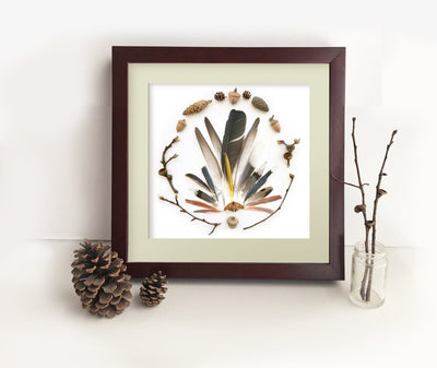 Forest Feathers Printable nature photography Wall Art Print