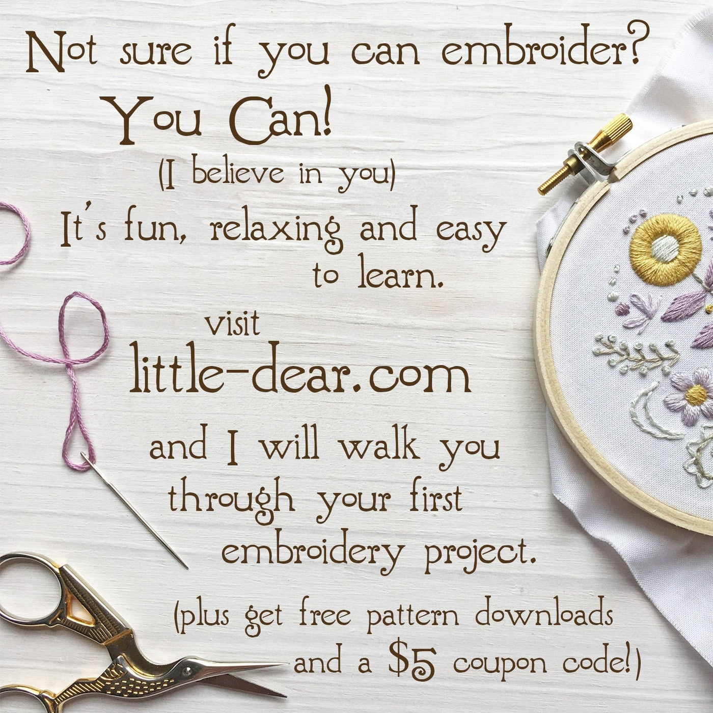 Stitch Sampler Beginner Hand Embroidery pattern download