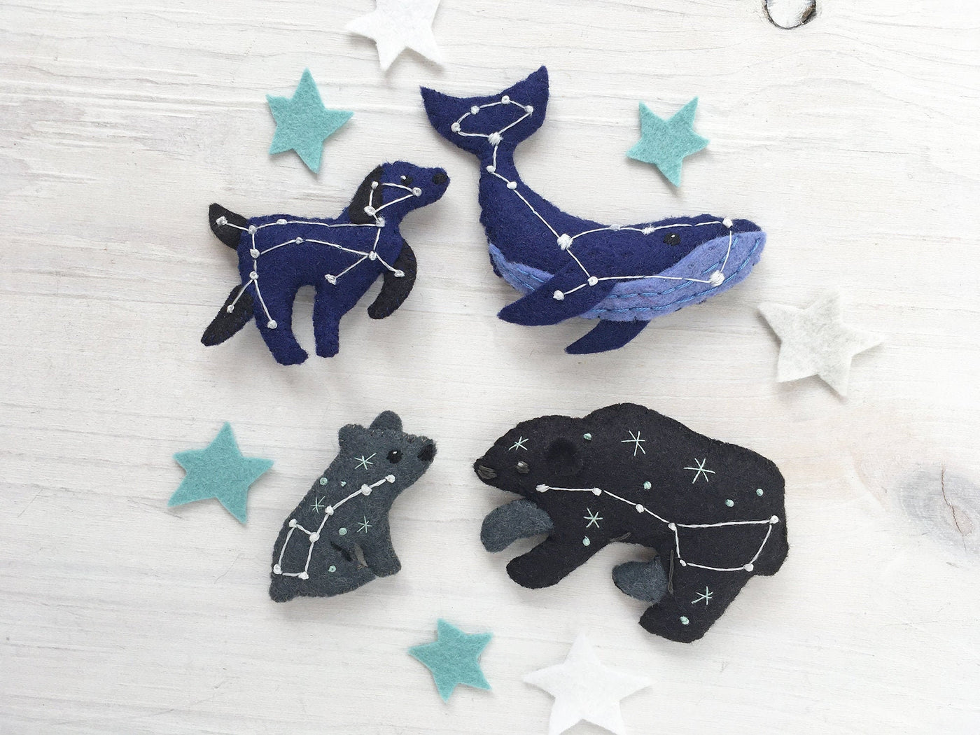 12 Constellation Zodiac Animals Sewing Patterns