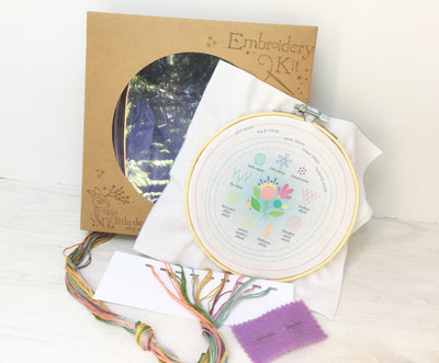 Stitch Sampler Complete Kit, learn Beginner Hand Embroidery