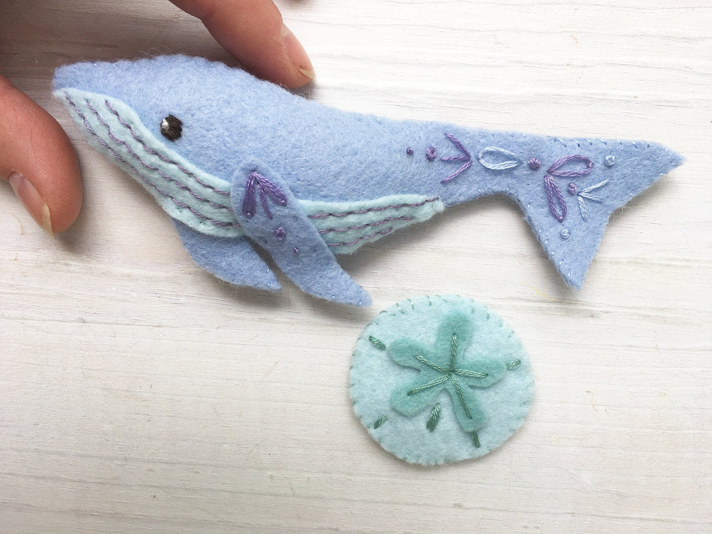 Sea Creatures felt Sewing Pattern set 3