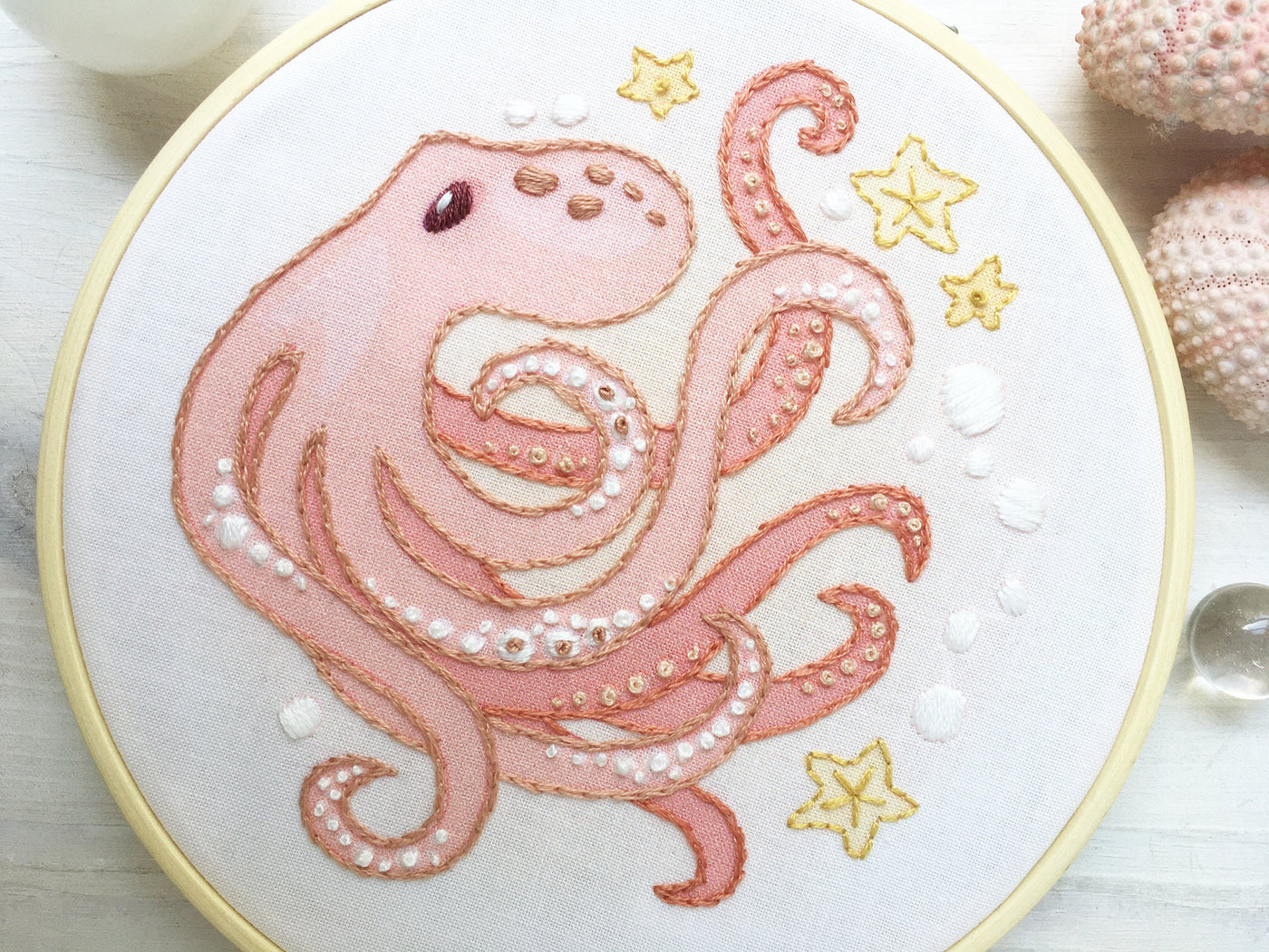 Octopus Hand Embroidery pattern download