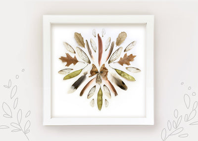 Flight leaves and wings Printable nature photography Wall Art Print
