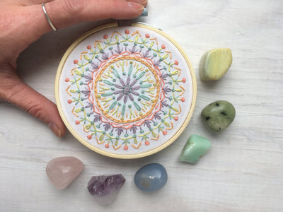 Mini Mandala Beginner Hand Embroidery pattern download