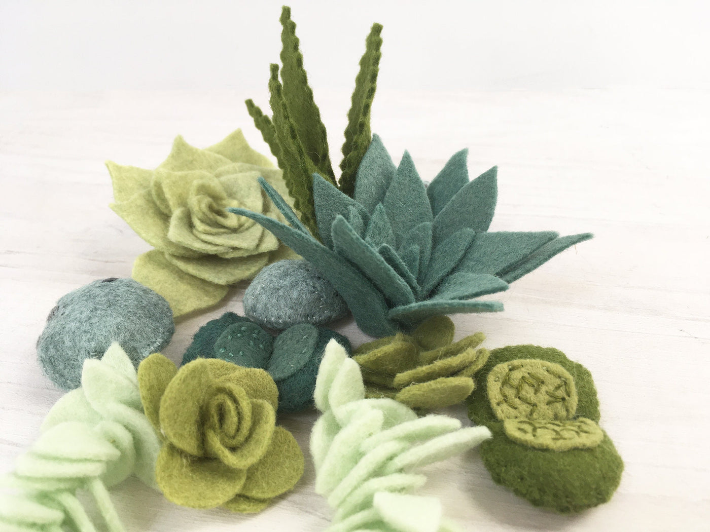 Felt Succulents Cactus Sewing Pattern
