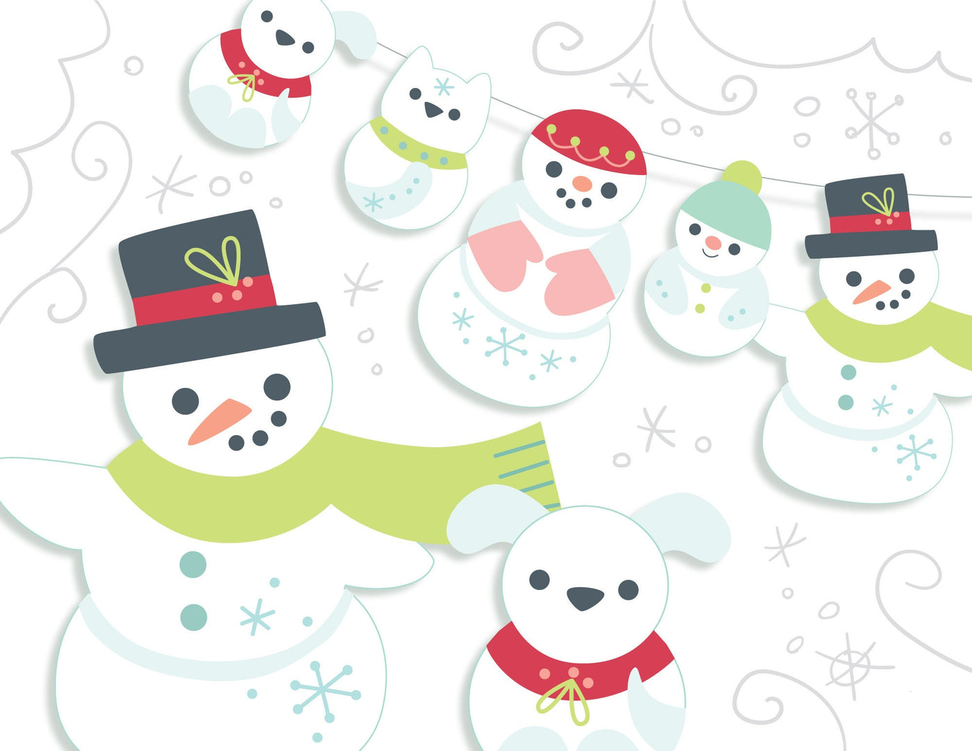 Snowman Family printable SVG Christmas Party downloads – Little Dear Shop snowman-family-printable-svg-christmas-party-downloads-little-dear-shop