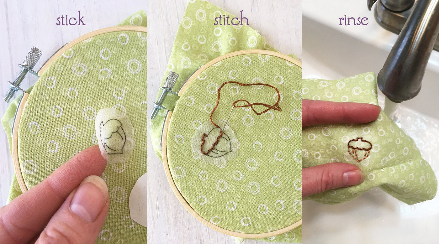 19 Floral Stick and Stitch embroidery patterns